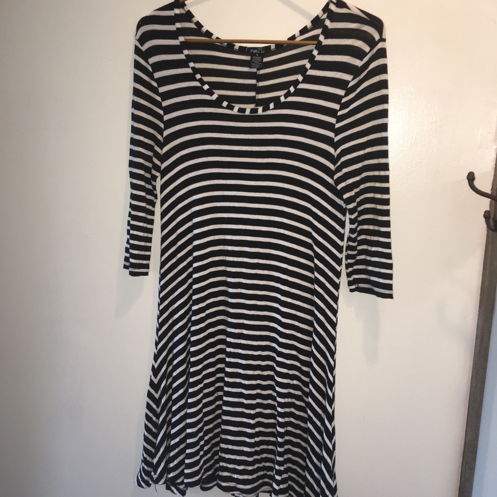 Striped T-Shirt Dress